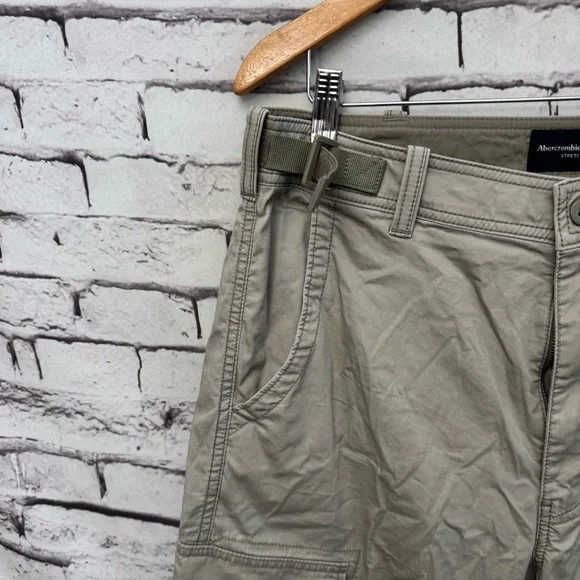 Abercrombie & Fitch Cargo Parachute Pants SZ 32 NEW - Picture 5 of 5